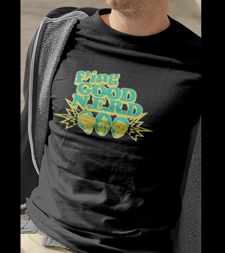 F'ing Good N.E.R.D Faces And Lightning T-Shirt