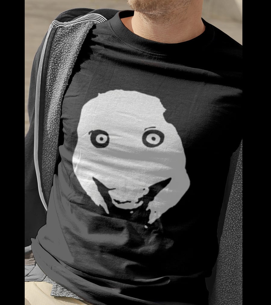 Remera Jeff The Killer Creepy Face Distorted Horror Meme T-Shirt