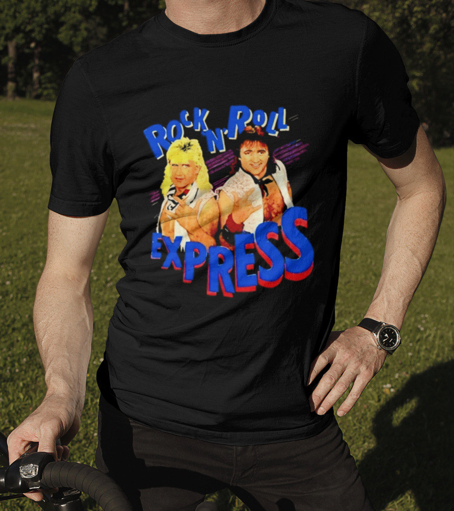 Rock N Roll Express Wrestling Tag Team Legends T-Shirt