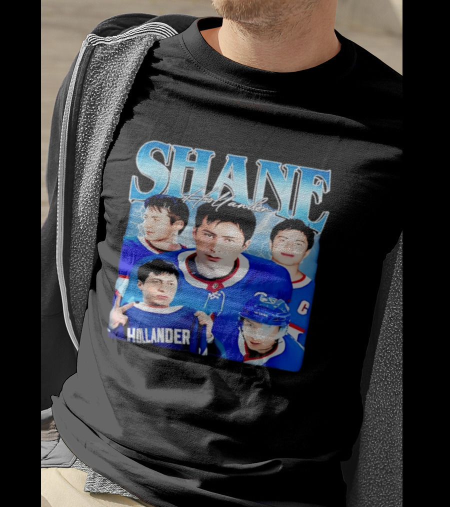 Shane Hollander Hockey Legend Heated Rivalry Lightning T-Shirt
