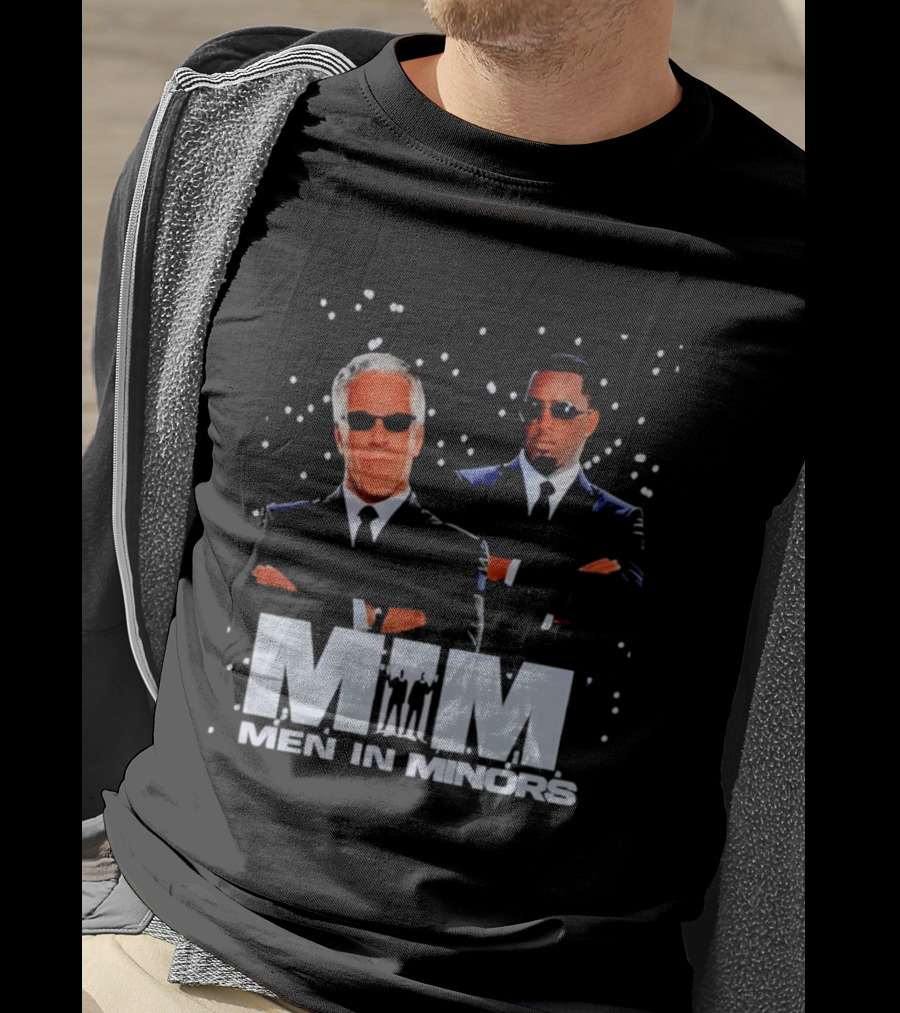Men In Minors MIM Jeffrey Epstein Sean Combs T-Shirt