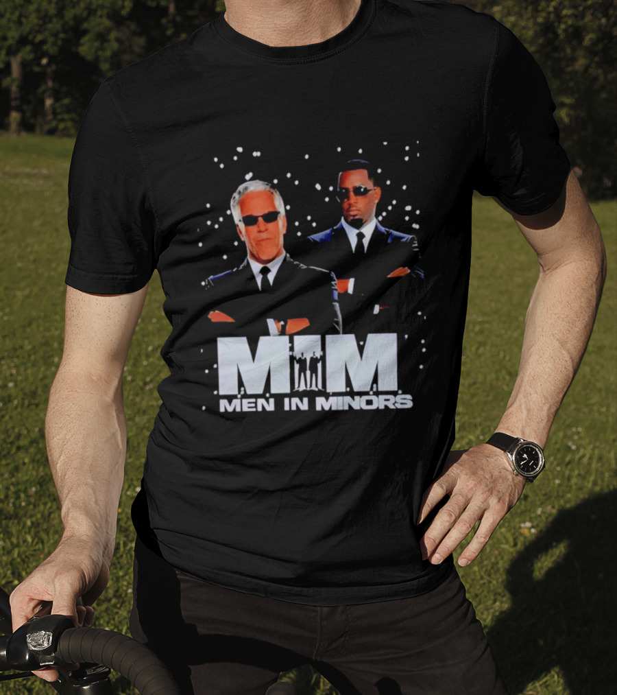 Men In Minors MIM Jeffrey Epstein Sean Combs T-Shirt