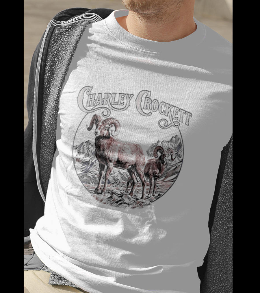 Charley Crockett Age Of The Ram Majestic Mountain Rams T-Shirt