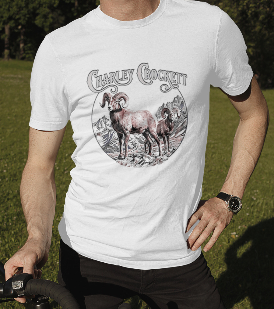 Charley Crockett Age Of The Ram Majestic Mountain Rams T-Shirt