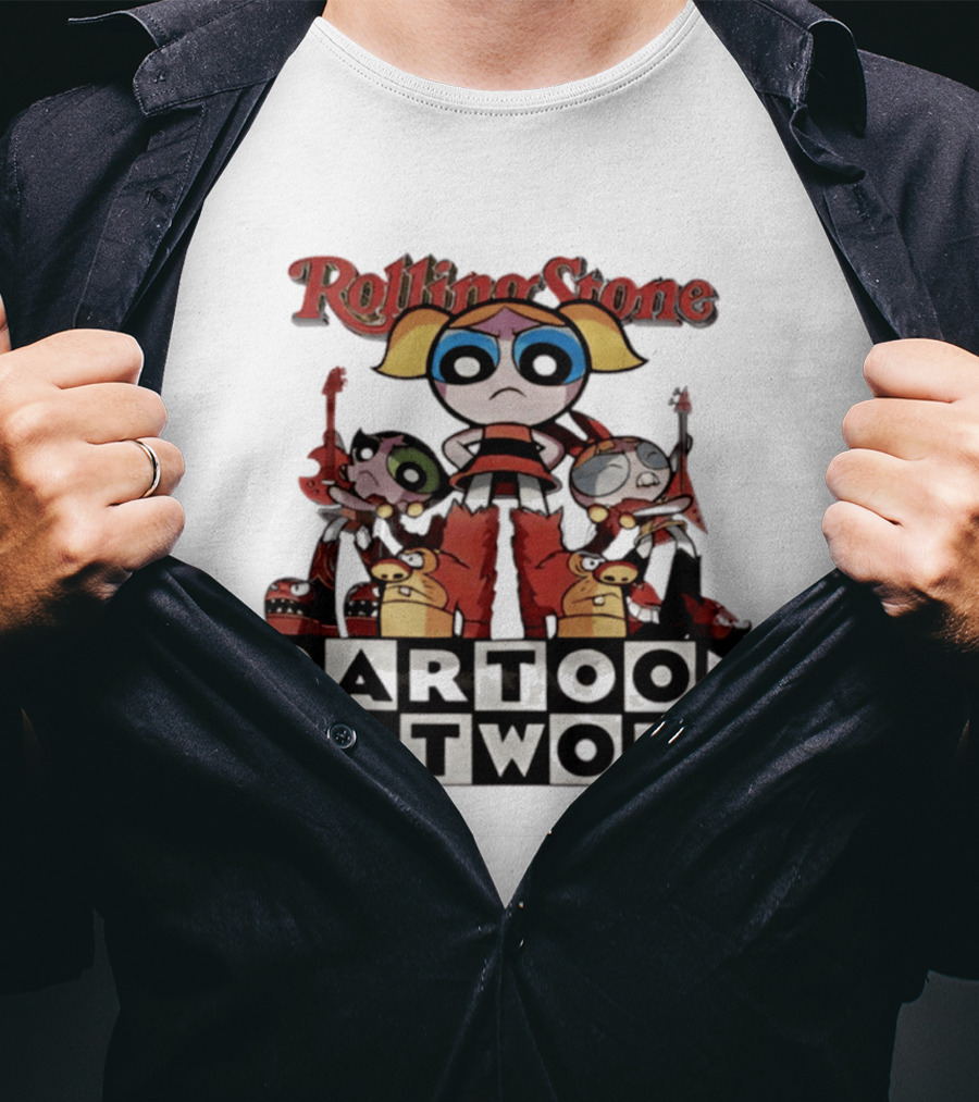 Rolling Stone Powerpuff Girls Cartoon Network T-Shirt