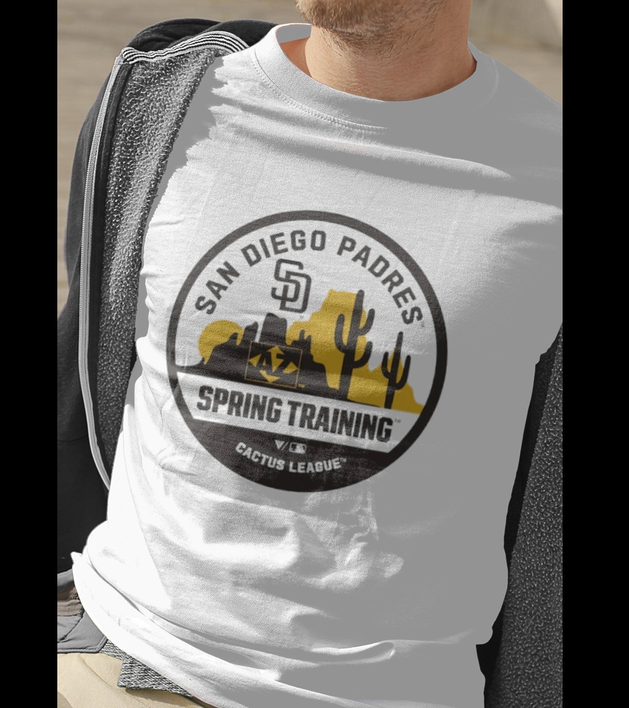 San Diego Padres Spring Training Cactus League Luxe Knit Levelwear T-Shirt