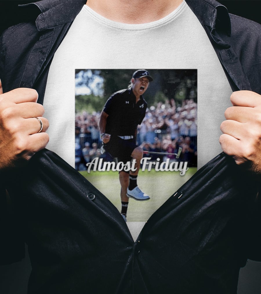 Anthony Kim Almost Friday Golf Comeback Celebration Moment T-Shirt