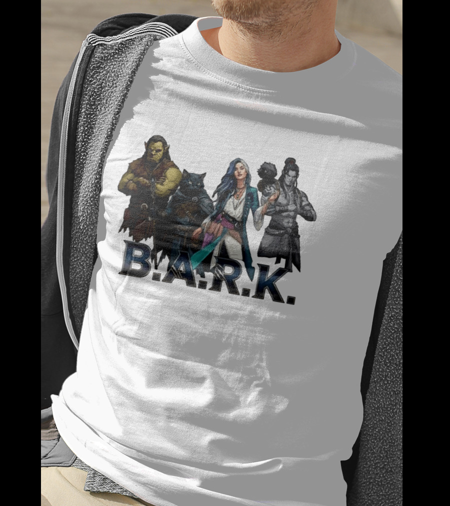 B.A.R.K. Tyranny Of Dragons Fantasy Character Ensemble T-Shirt