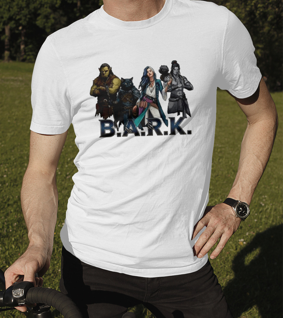 B.A.R.K. Tyranny Of Dragons Fantasy Character Ensemble T-Shirt