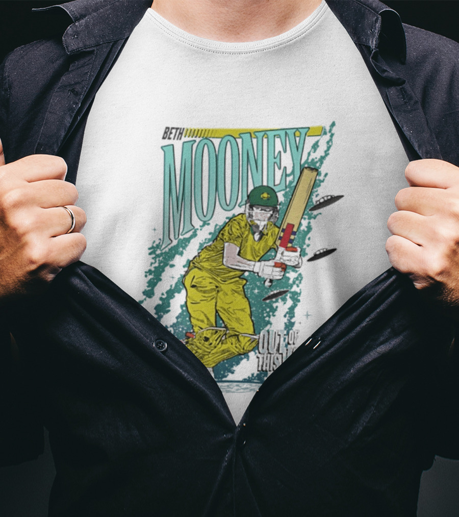 Beth Mooney Out Of This World Cricket T-Shirt