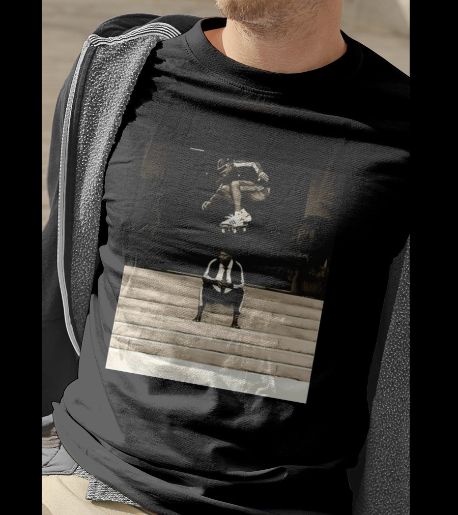 Bad MFs Tyshawn And Samuel L In Adidas Skateboard Jump Scene T-Shirt