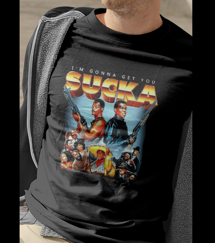 I'm Gonna Git You Sucka 1988 Movie Satirical Comedy T-Shirt