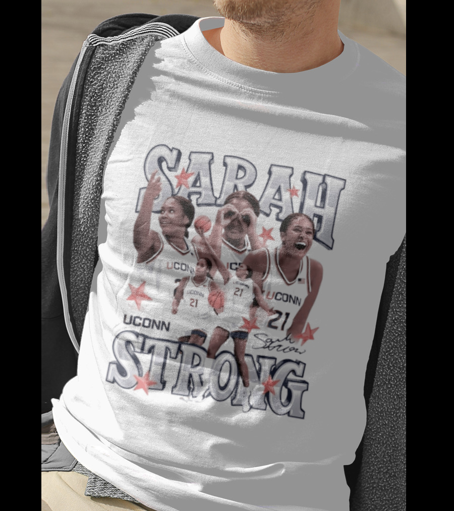Sarah Strong UConn Huskies Basketball Stars Team Spirit T-Shirt