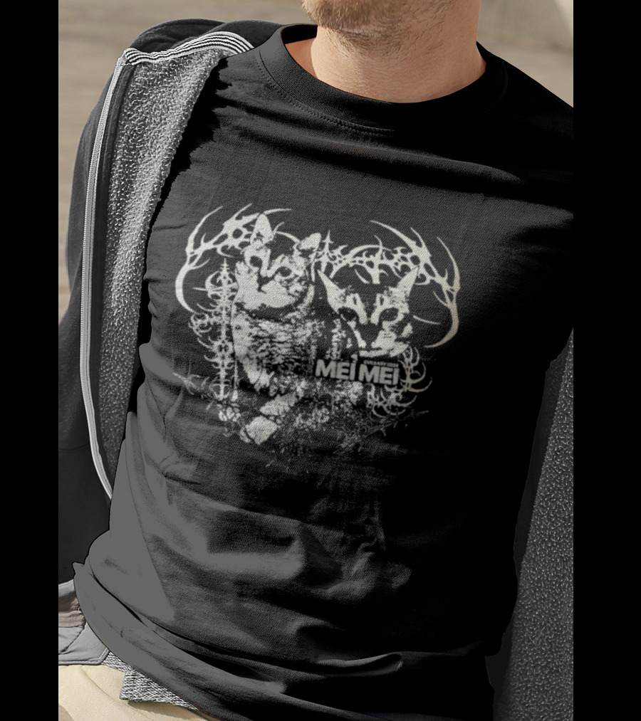 Cat Mei Mei Antler Heart T-Shirt