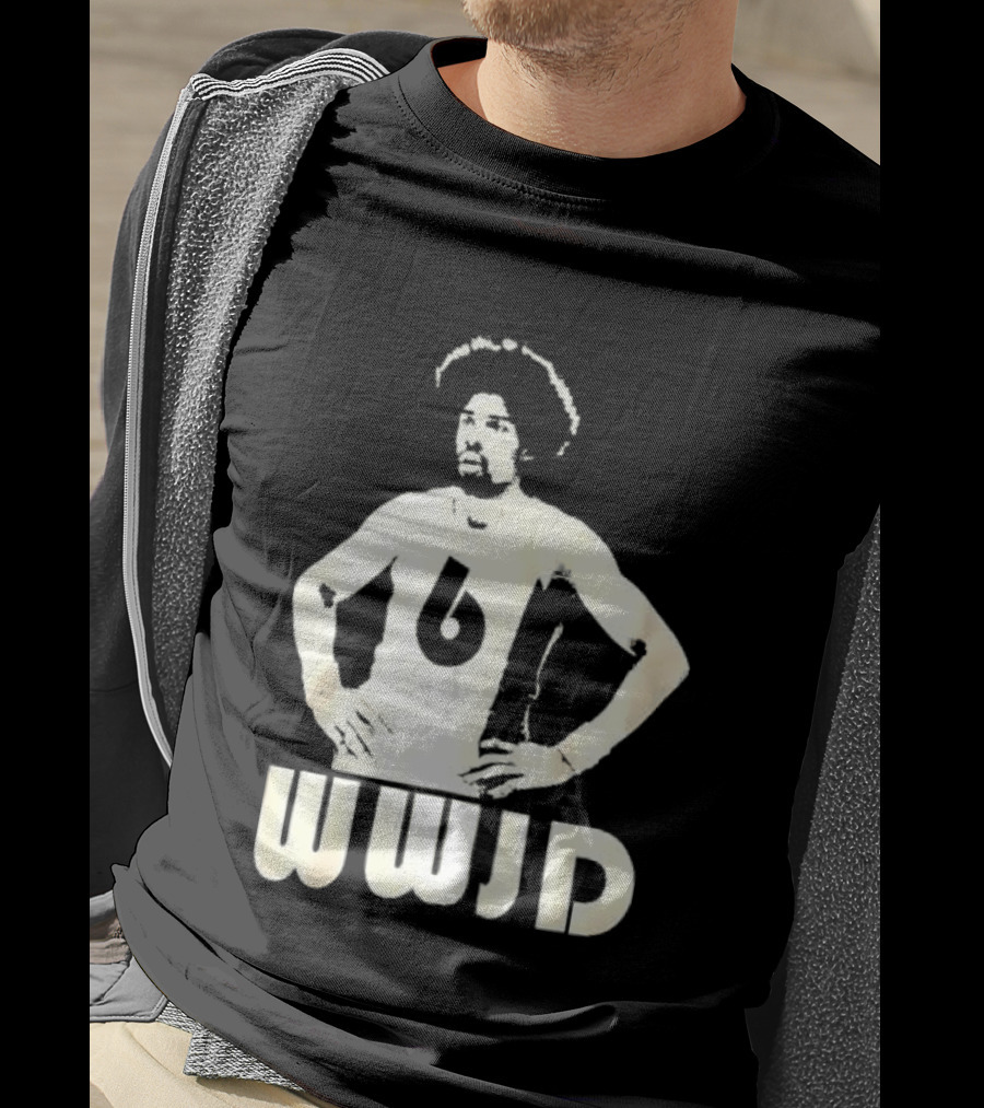 Julius Erving Number 6 WWJD What Would Julius Do T-Shirt