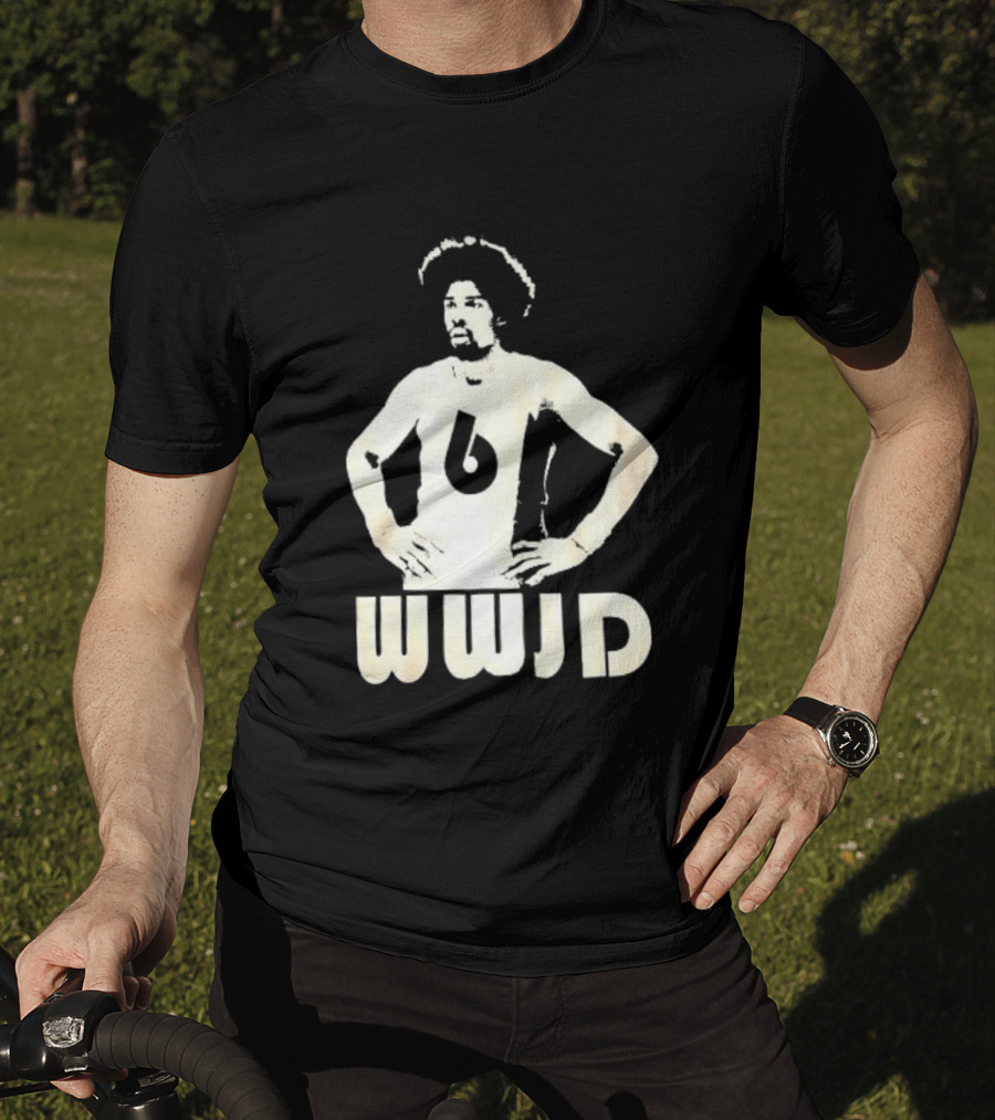 Julius Erving Number 6 WWJD What Would Julius Do T-Shirt