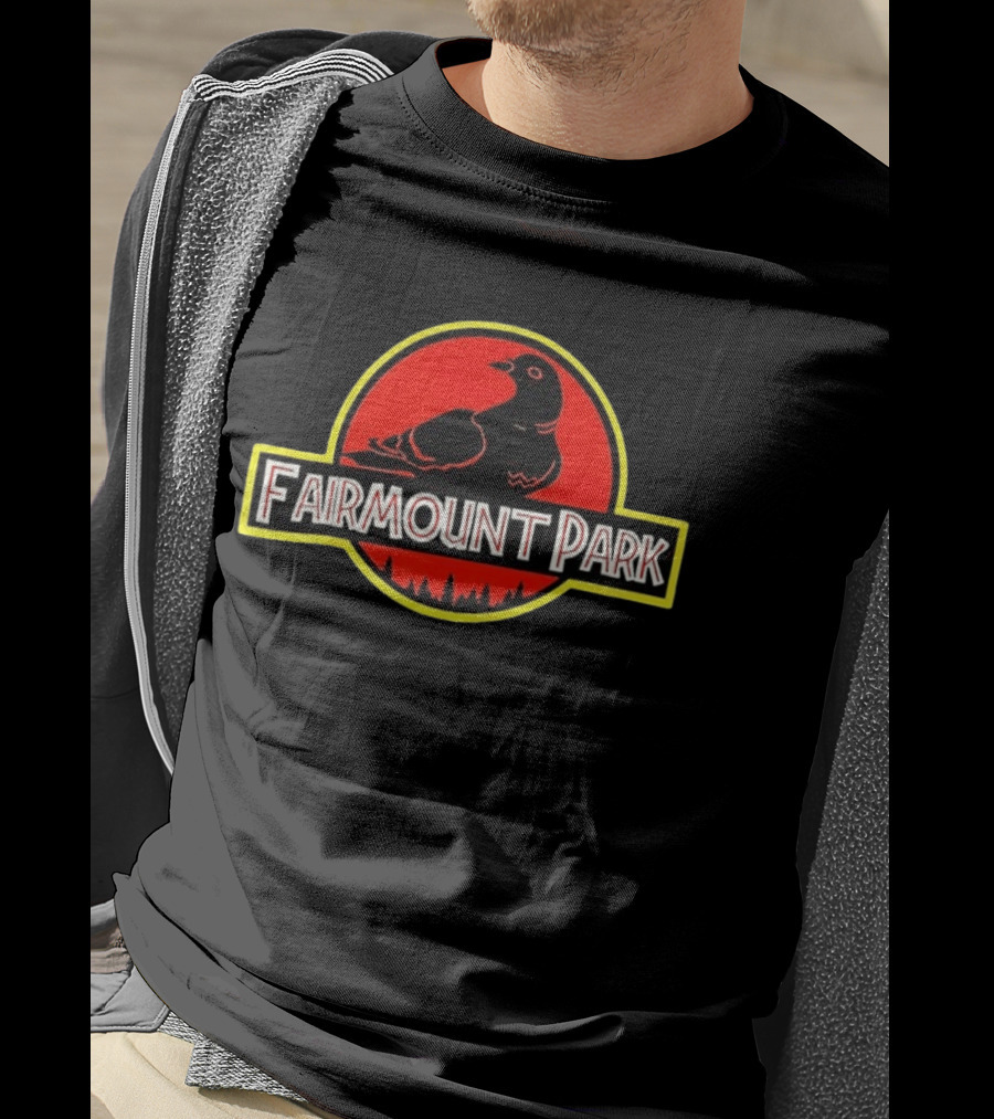 Fairmount Park Pigeon Jurassic Park T-Shirt