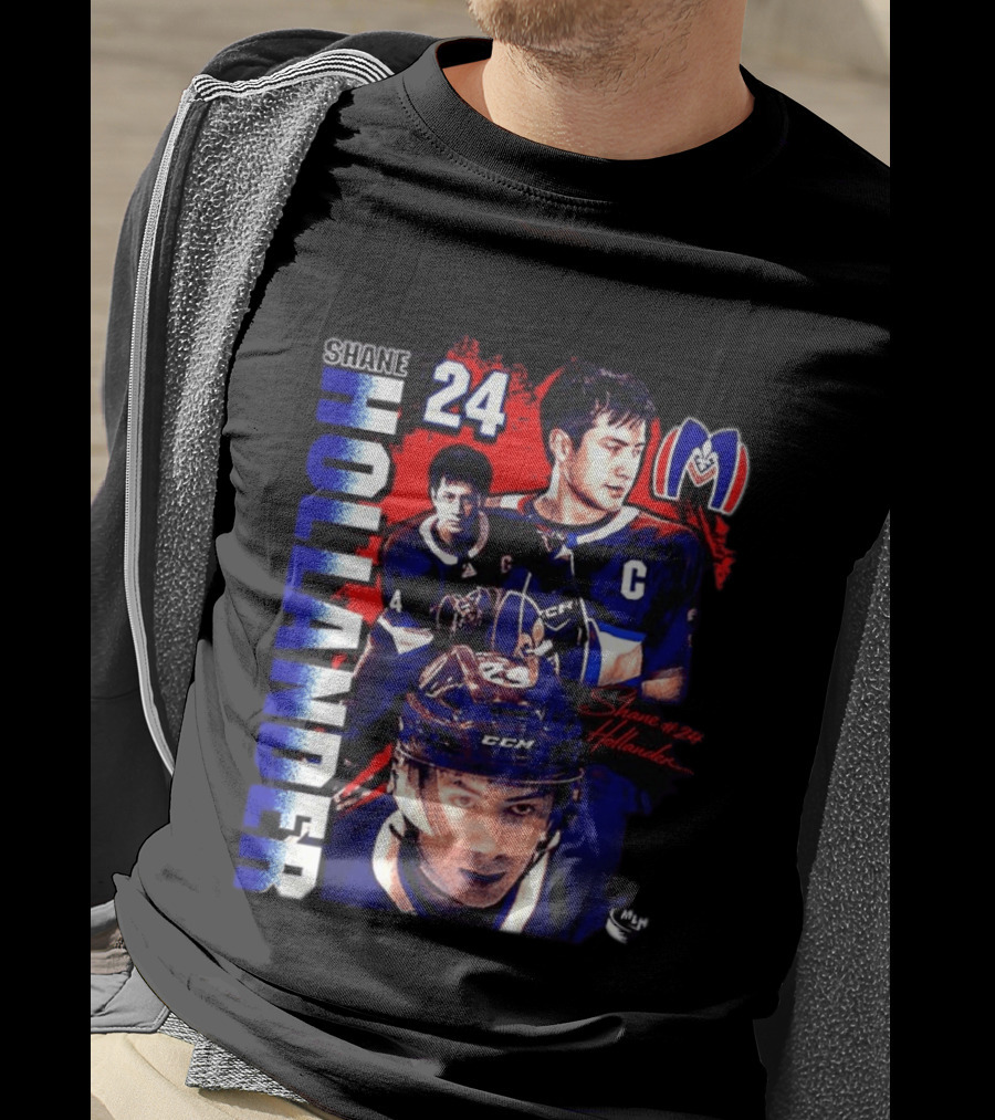 Shane Hollander 24 MLH Hockey Heated Rivalry Romantic T-Shirt