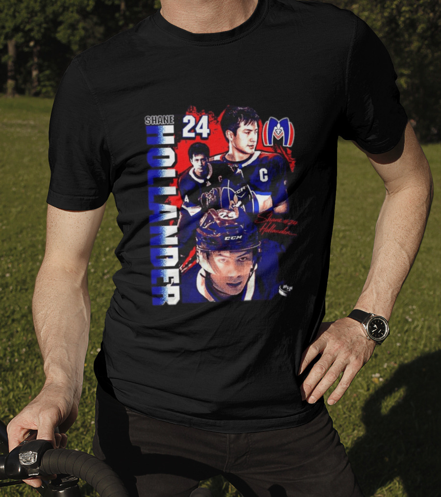 Shane Hollander 24 MLH Hockey Heated Rivalry Romantic T-Shirt