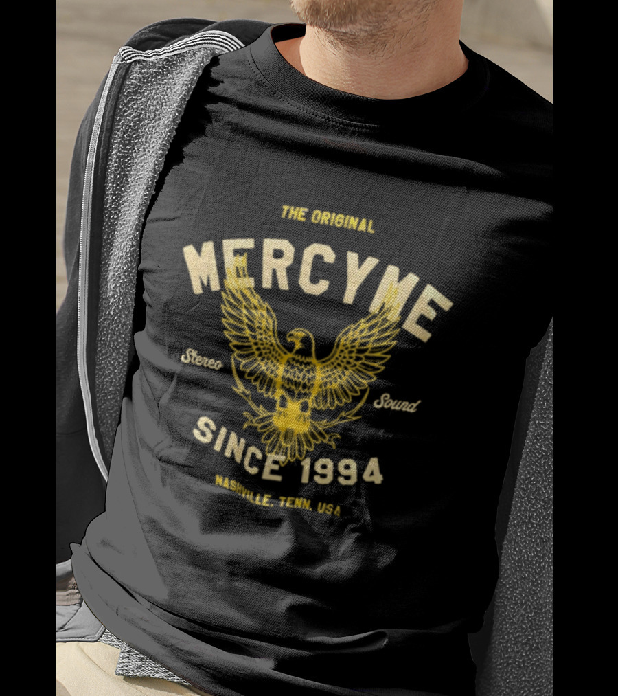 The Original MercyMe Stereo Sound Since 1994 Nashville Tenn USA Eagle T-Shirt