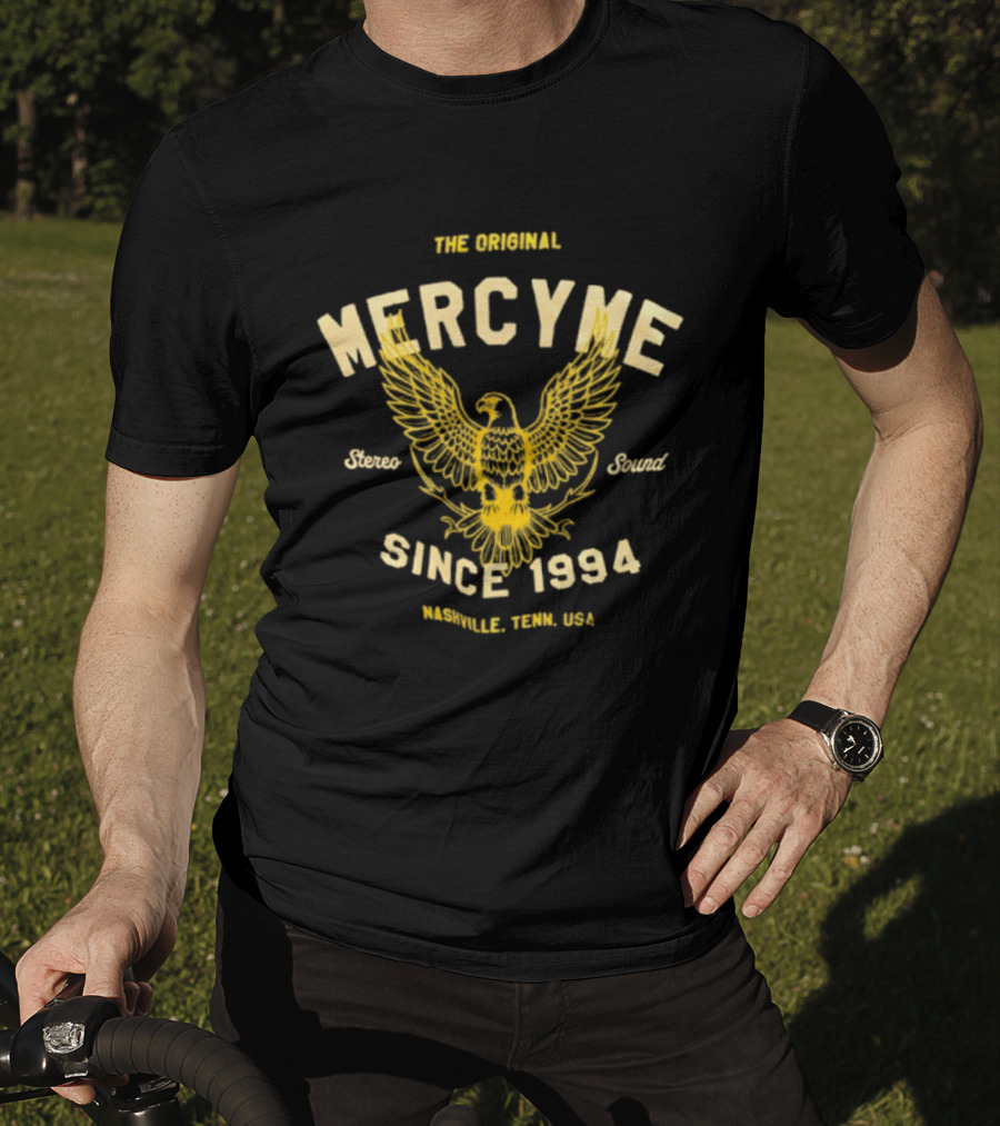 The Original MercyMe Stereo Sound Since 1994 Nashville Tenn USA Eagle T-Shirt