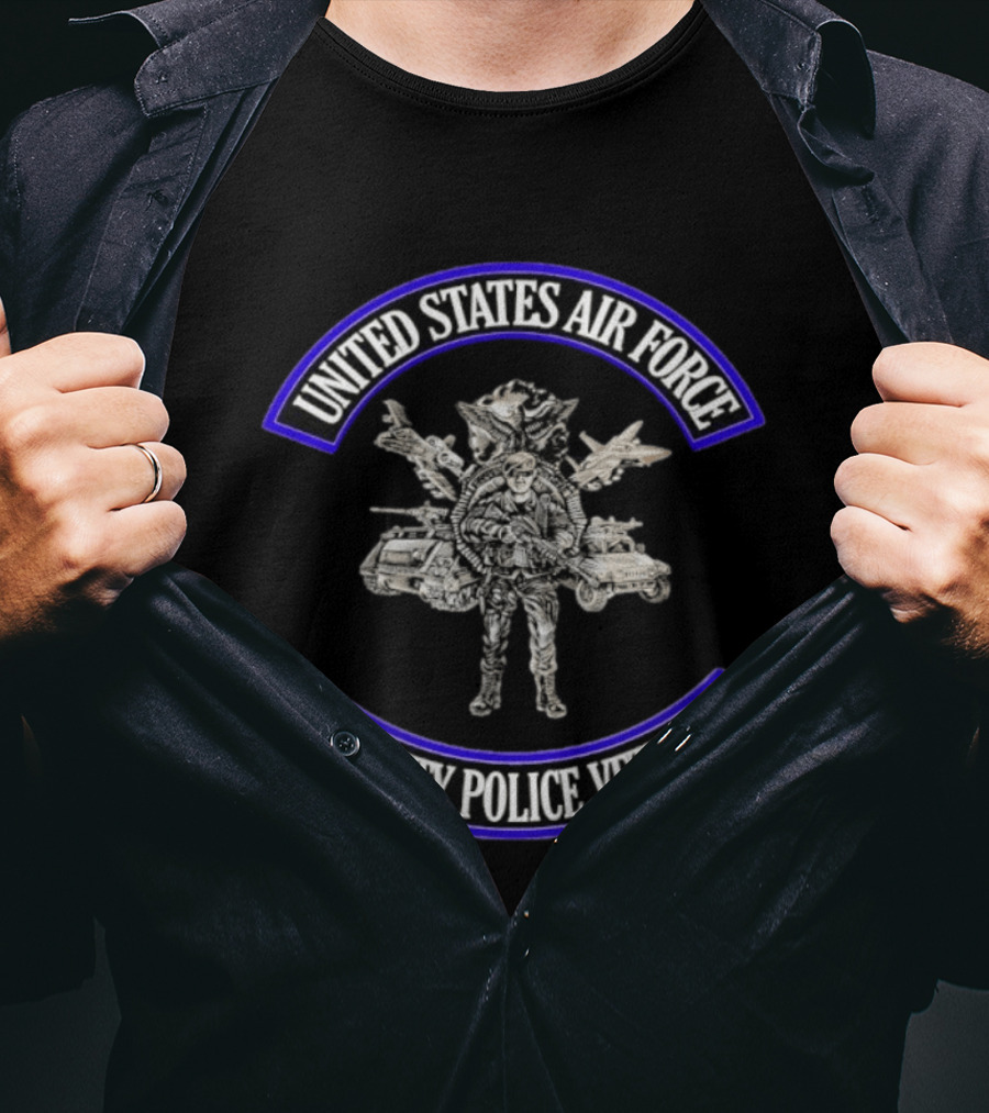 United States Air Force Security Police Veteran Military T-Shirt