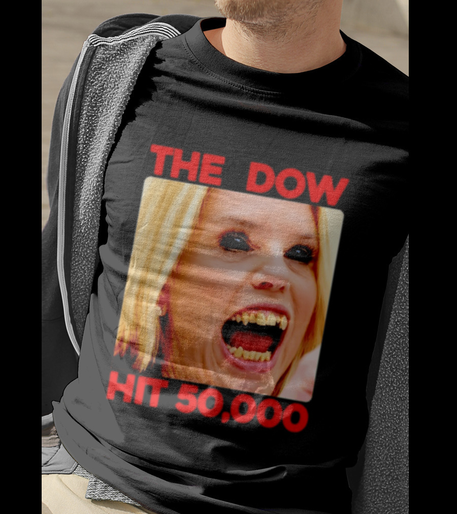 The Dow Hit 50000 Teeth Blonde Woman T-Shirt