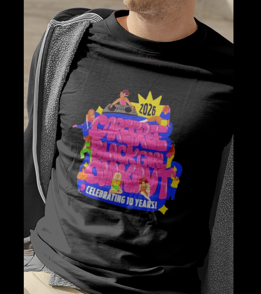 Carefree Black Girl Cookout 2026 Celebrating 10 Years T-Shirt