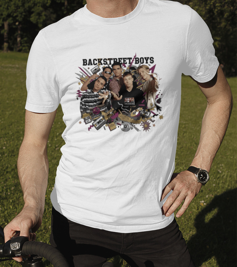 Backstreet Boys Larger Than Life 90s Style Music T-Shirt