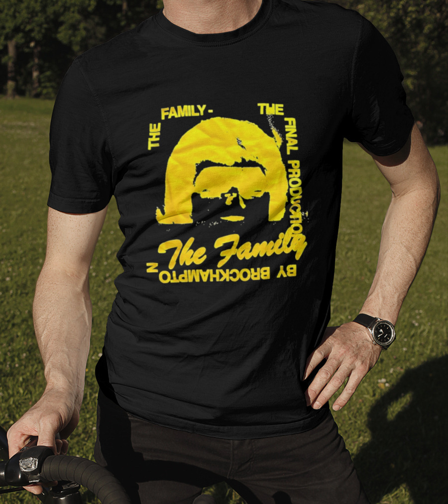 The Family The Final Production By Brockhampton Face Silhouette Yellow T-Shirt