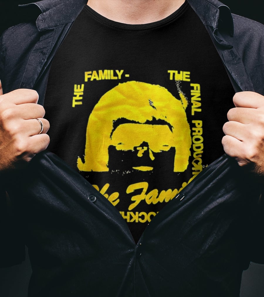 The Family The Final Production By Brockhampton Face Silhouette Yellow T-Shirt