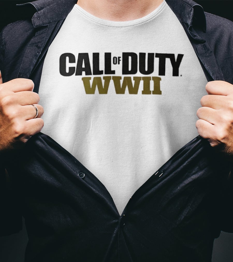 Call Of Duty WWII Gaming Merchandise Iconic Title T-Shirt