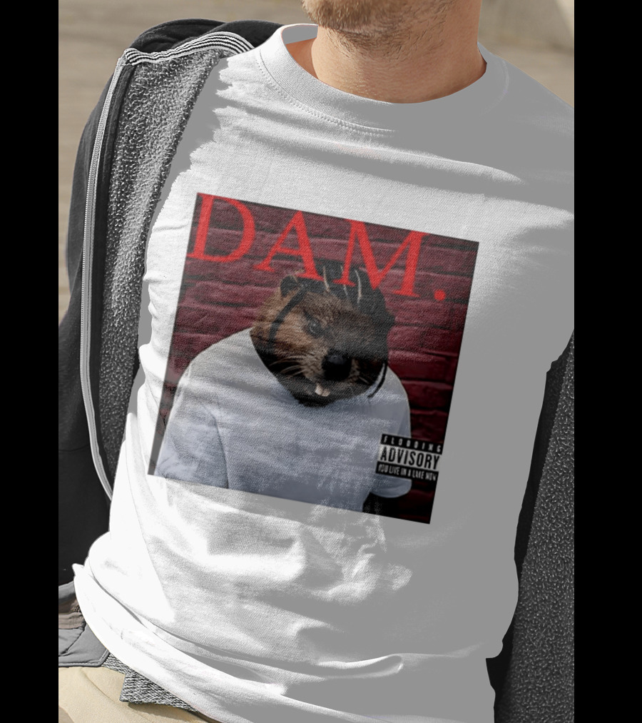 DAM Beavrick Logmar Flooding You Live In A Lake New T-Shirt