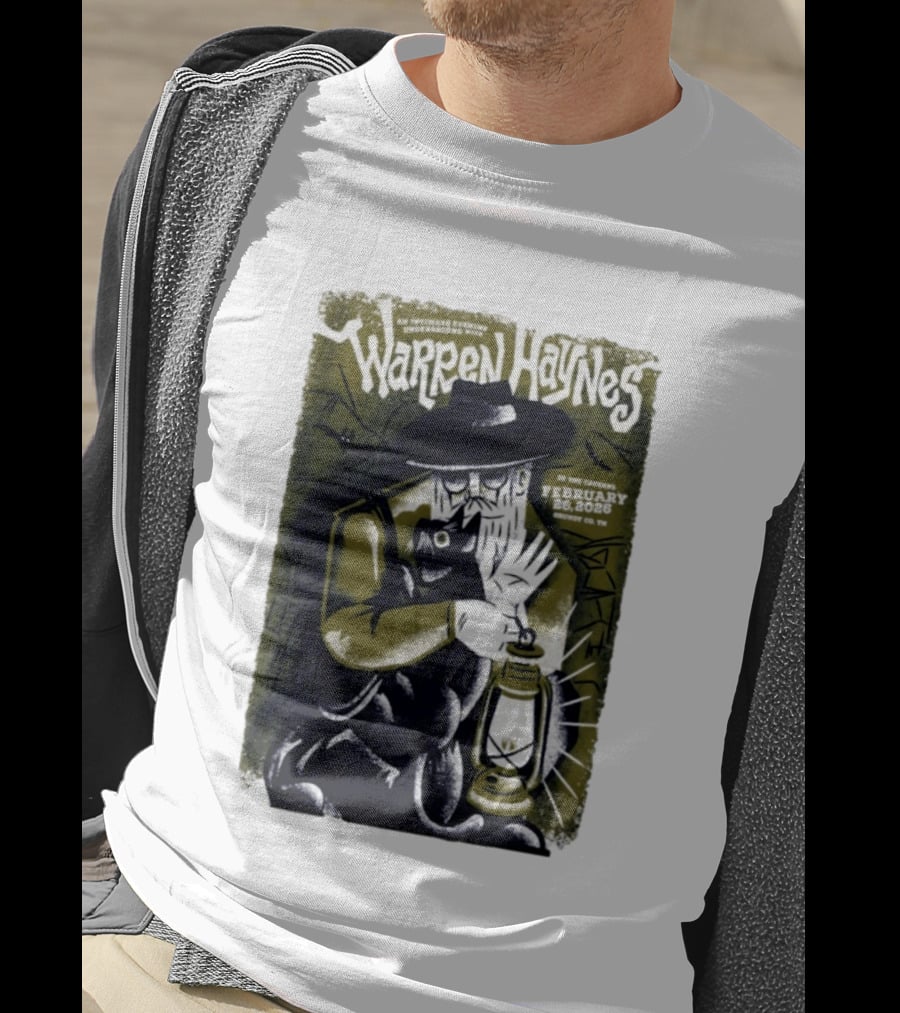 Warren Haynes An Intimate Evening February 26 2026 Grundy County TN Lantern T-Shirt