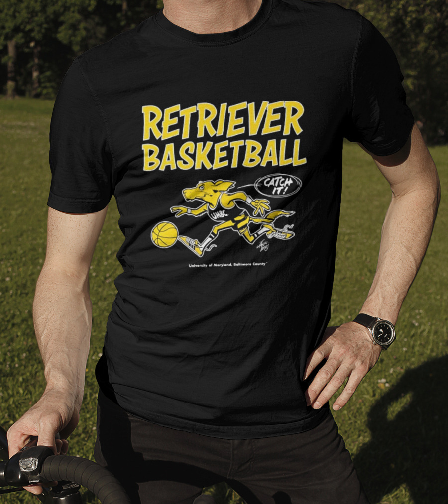 Retriever Basketball Catch It UMBC Retrievers University Of Maryland Baltimore County T-Shirt