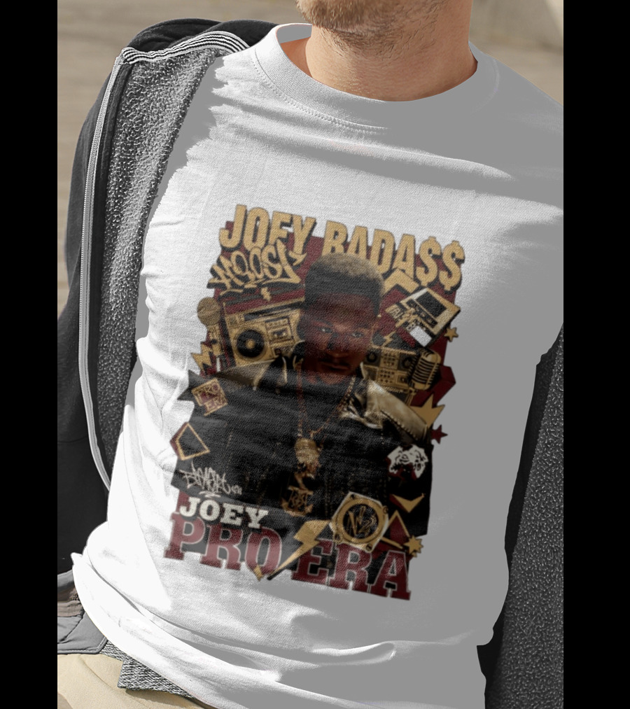 Joey Badass Pro Era Hip Hop Retro Style Collage T-Shirt