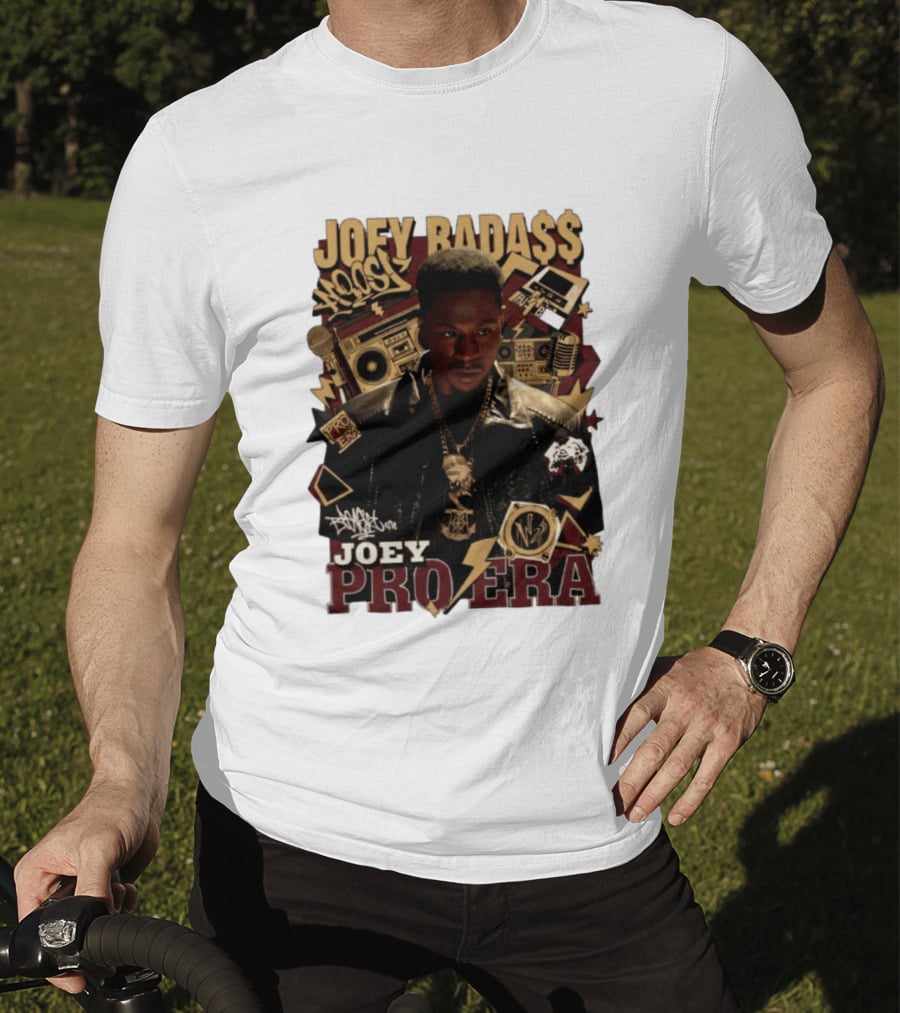 Joey Badass Pro Era Hip Hop Retro Style Collage T-Shirt