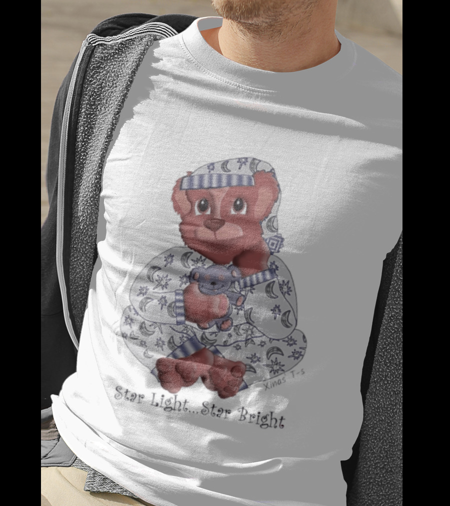 Star Light Star Bright Sleepy Bear Pajama Magic T-Shirt