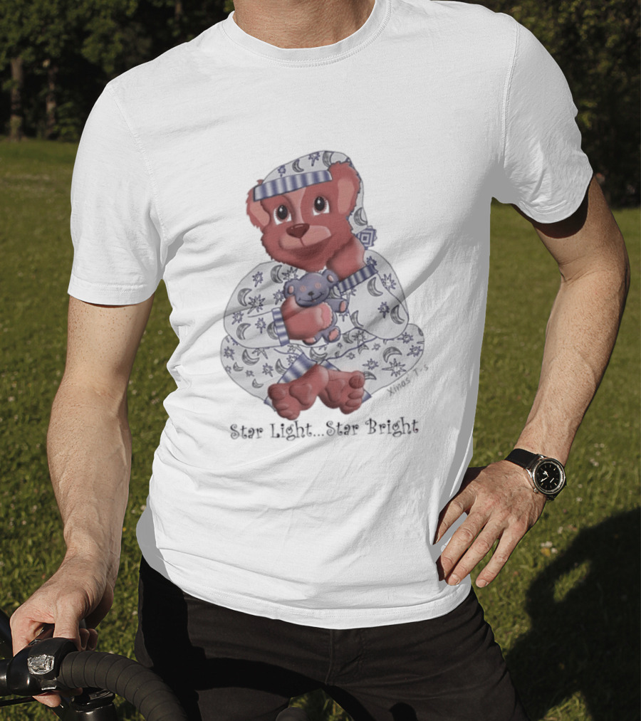 Star Light Star Bright Sleepy Bear Pajama Magic T-Shirt