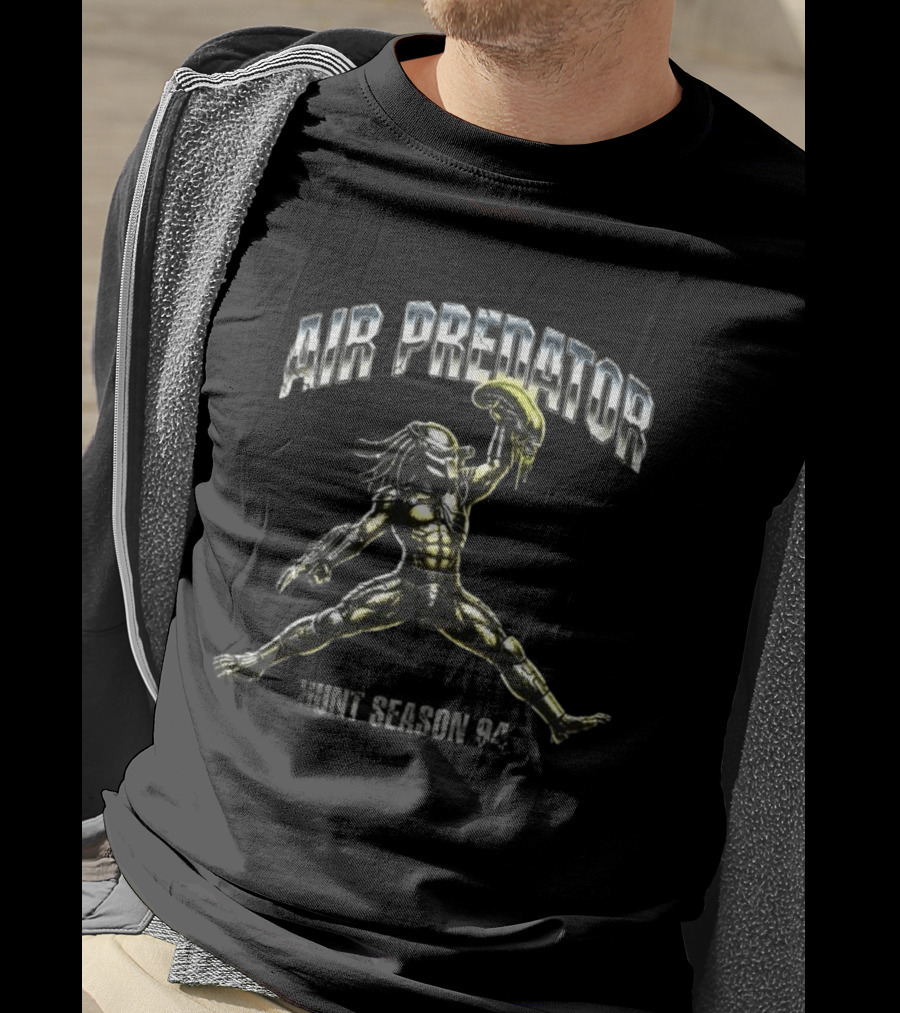 Air Predator Hunt Season 94 Jumpman Alien Warrior T-Shirt