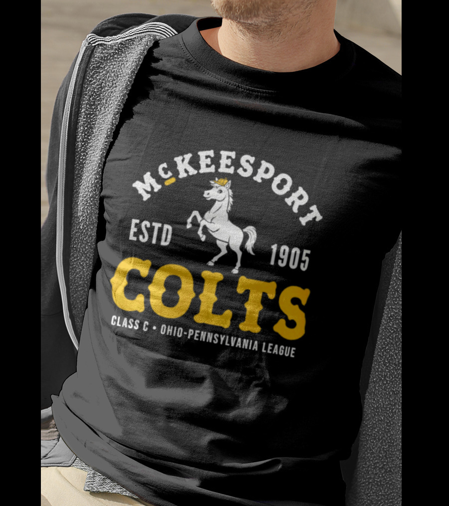 McKeesport Colts ESTD 1905 Class C Ohio Pennsylvania League T-Shirt