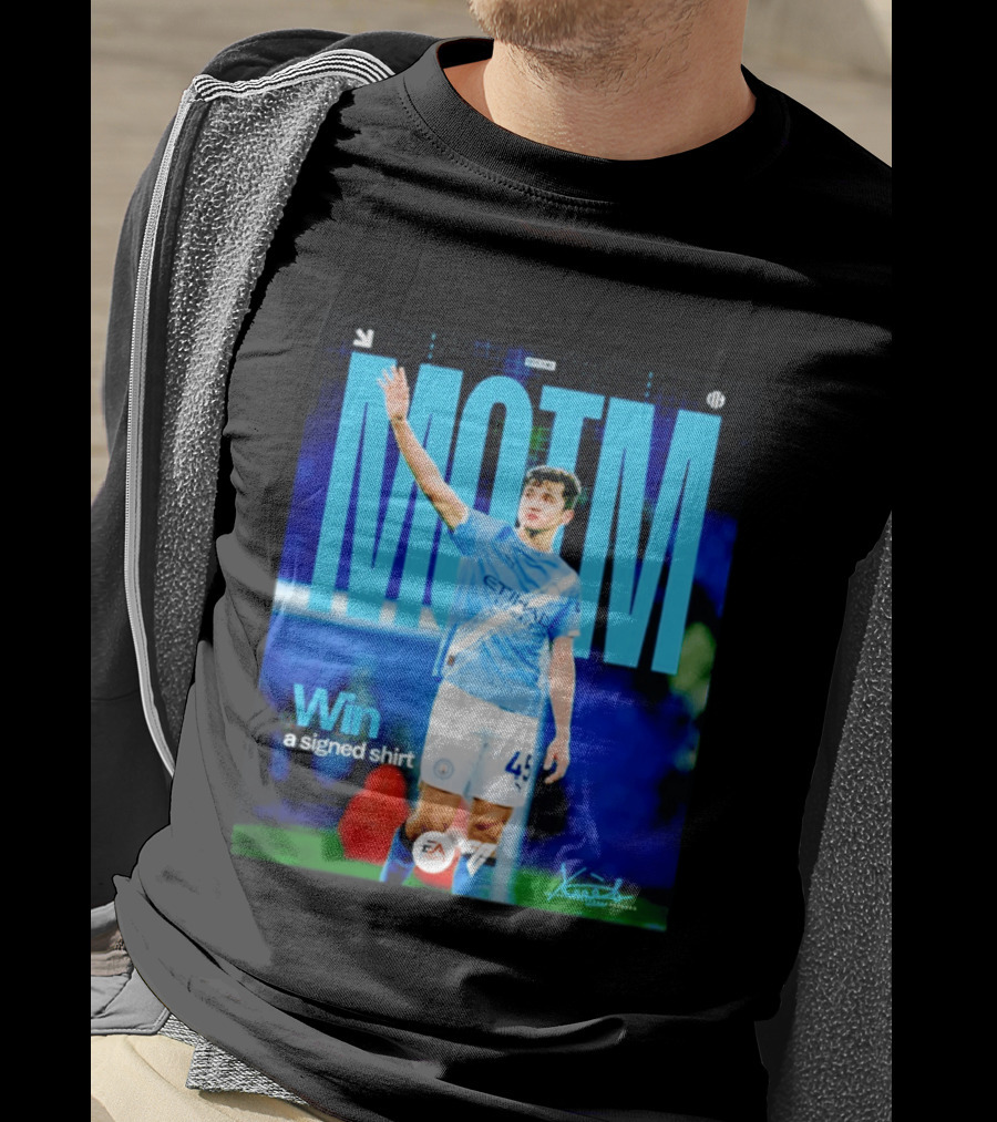 MOTM Win Signed Etihad Airways EA Sports Khusanov T-Shirt