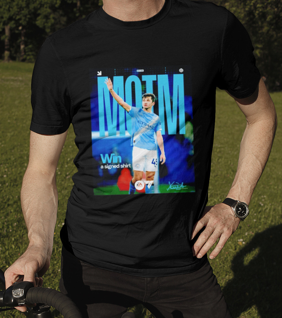 MOTM Win Signed Etihad Airways EA Sports Khusanov T-Shirt