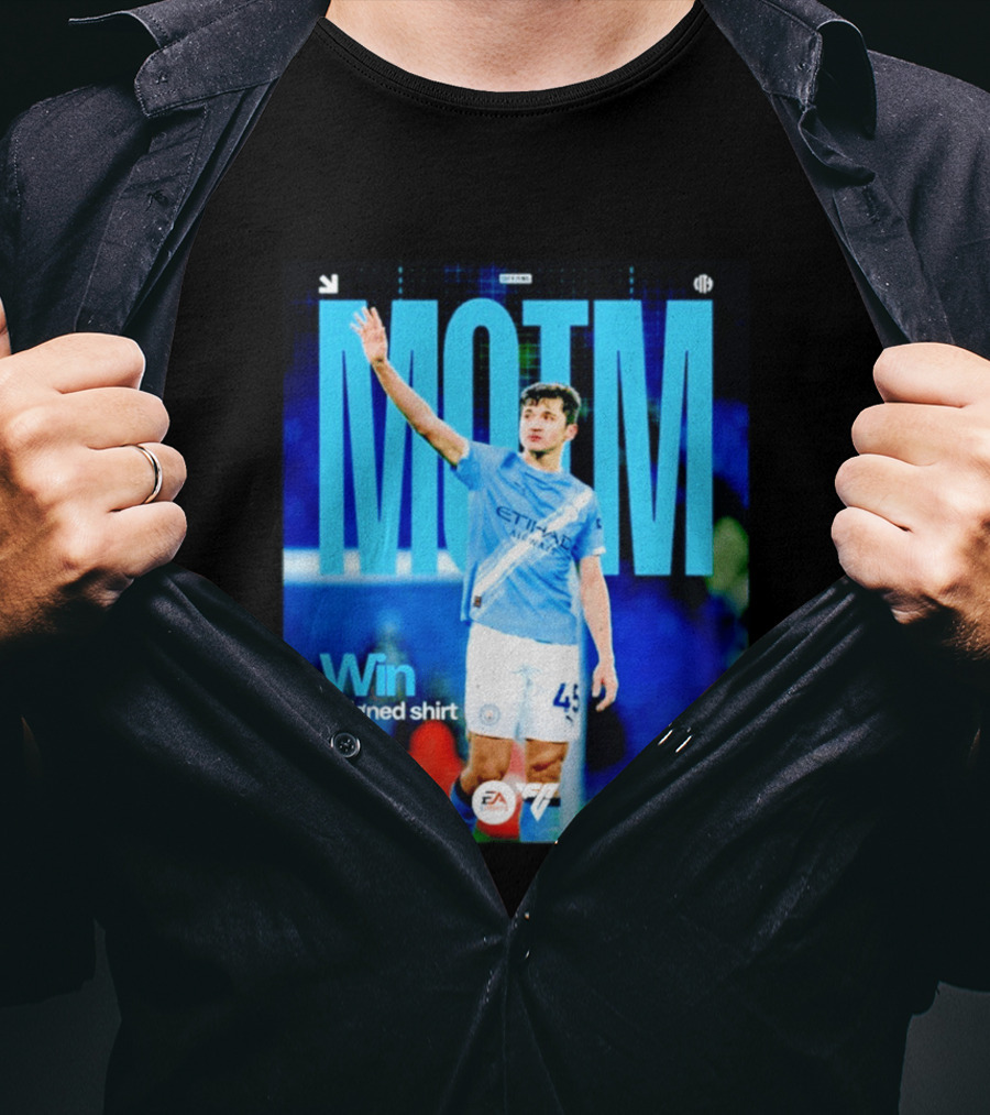 MOTM Win Signed Etihad Airways EA Sports Khusanov T-Shirt
