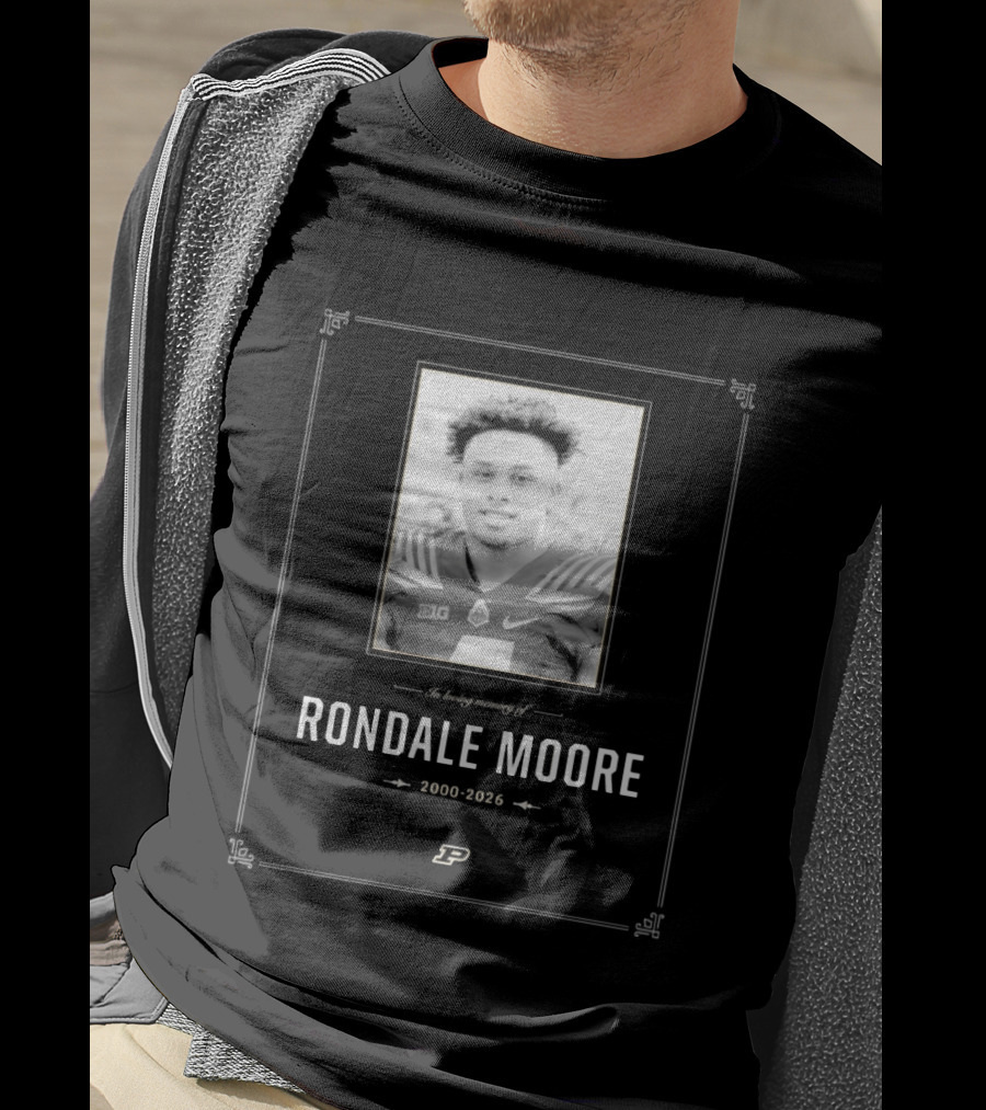 Rondale Moore Memorial 2000 2026 Purdue Football T-Shirt