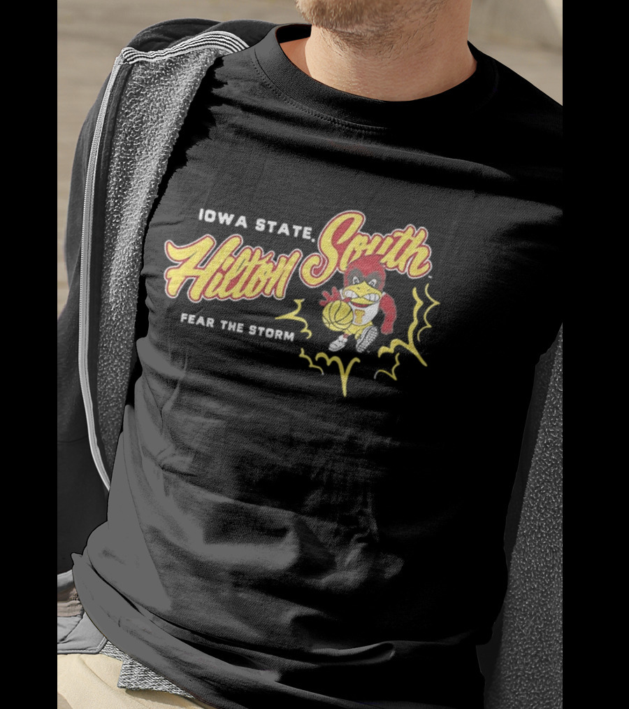 Iowa State Hilton South Fear The Storm Cardinal Basketball T-Shirt