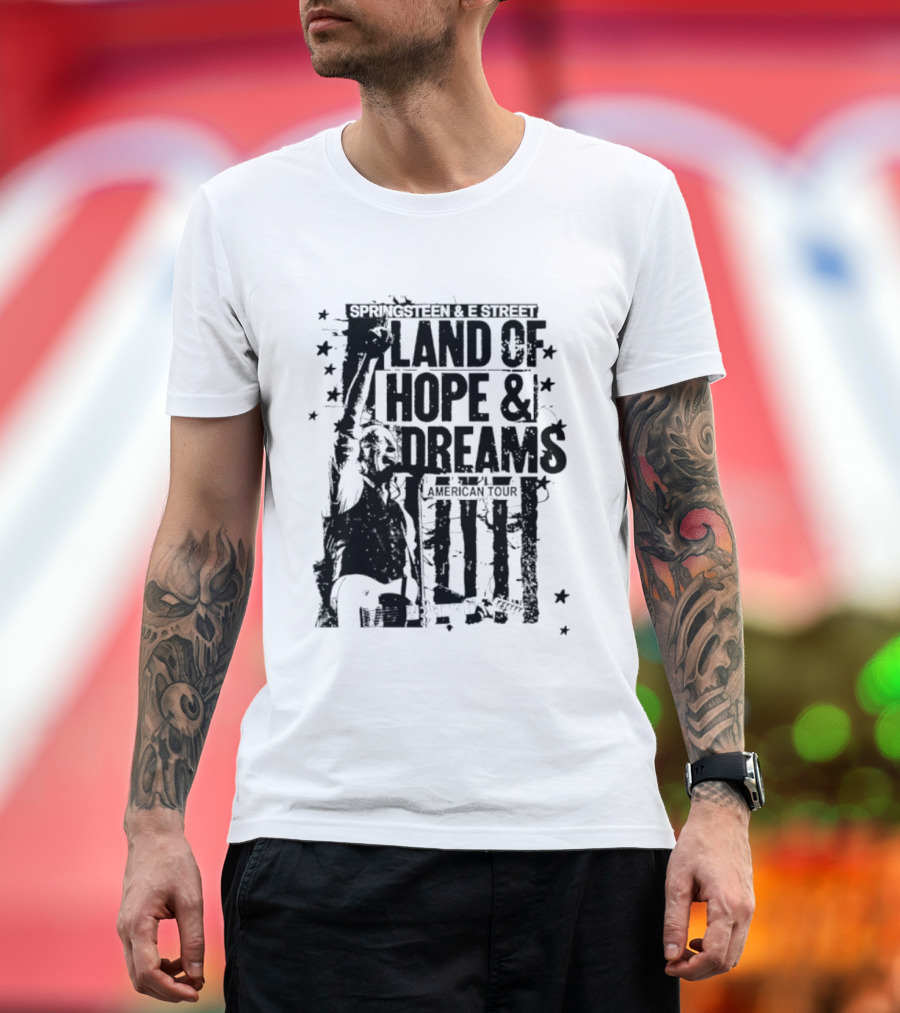 Springsteen E Street Land Of Hope And Dreams American Tour 2026 T-Shirt