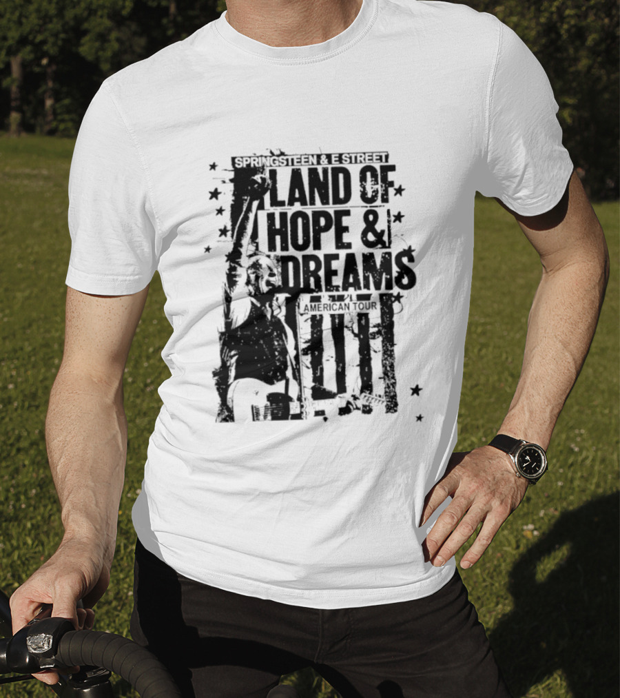 Springsteen E Street Land Of Hope And Dreams American Tour 2026 T-Shirt