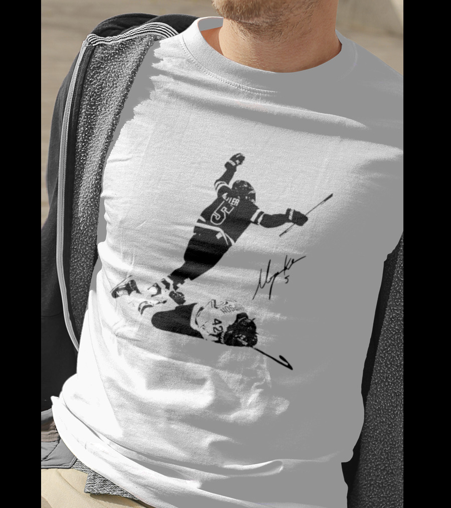 Hilary Knight USA Hockey Signature Silhouette Celebration T-Shirt