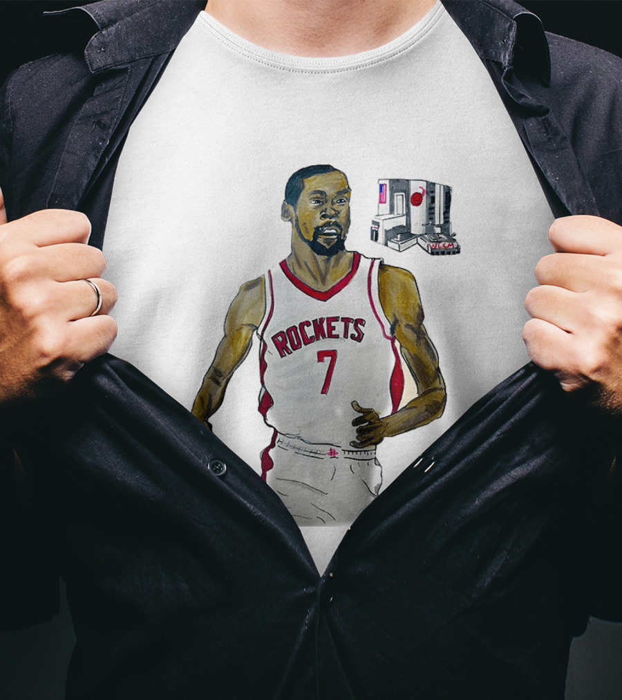 Kevin Durant Rockets Number 7 Basketball Fan T-Shirt